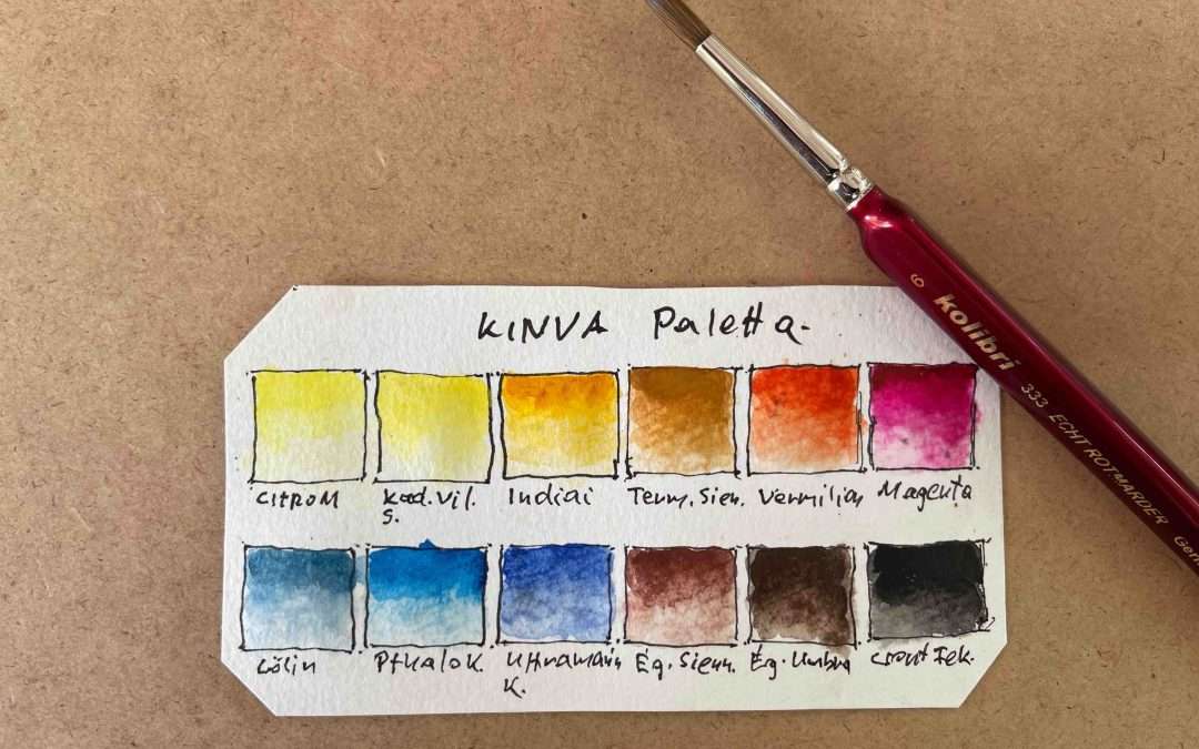 Hogyan különböztessük meg az akvarell színeket?