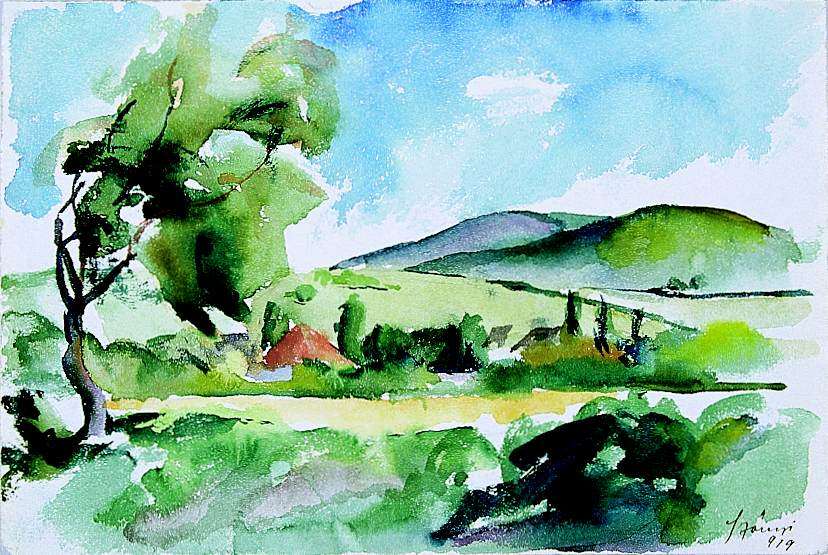 Az akvarell festészet története