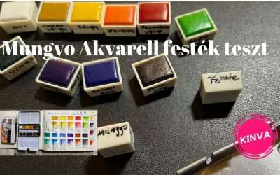 Mungyo Akvarell Festék Teszt