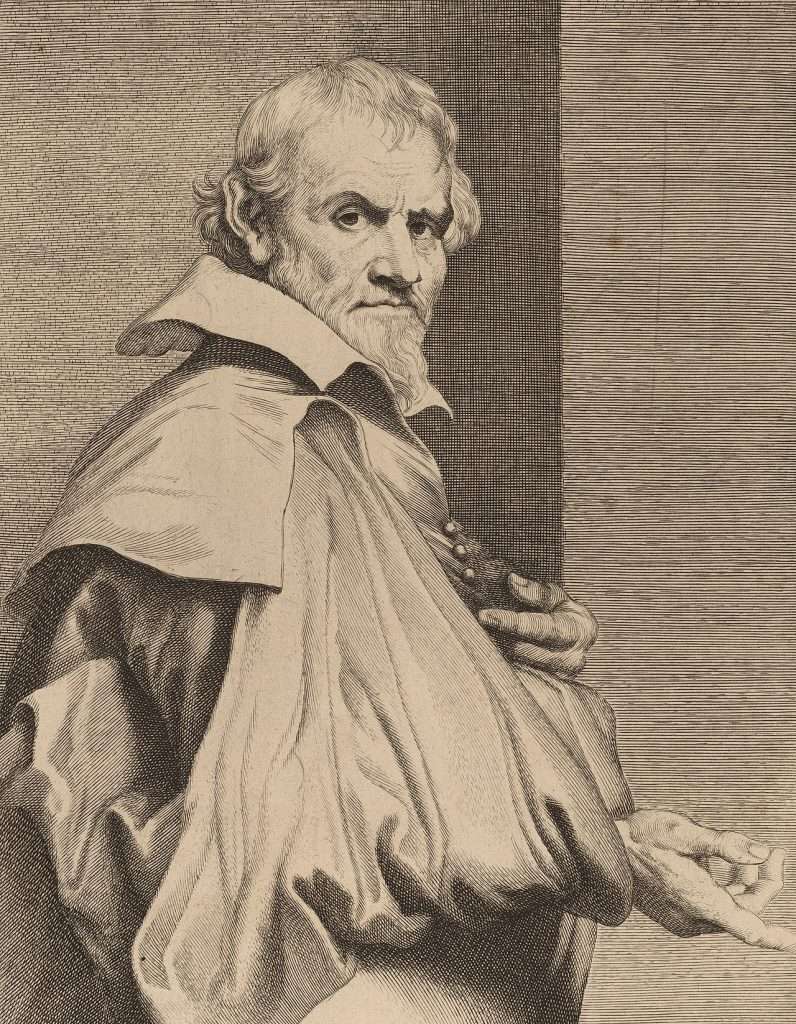 Orazio Gentileschi élete – portré a barokk festőről, Van Dyck műhelye alapján készült metszeten