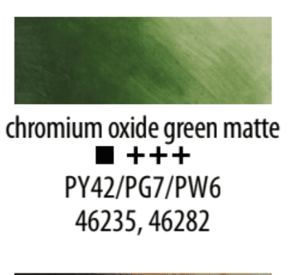 Artemisia Művész Olajfesték 20 ml Króm-oxid zöld-matt- #46235 - Image 6