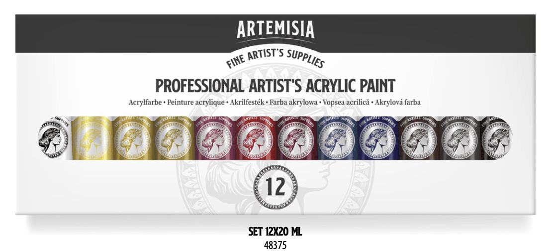 Artemisia Művész Akrilfesték Szett - 12x20 ml- #48375