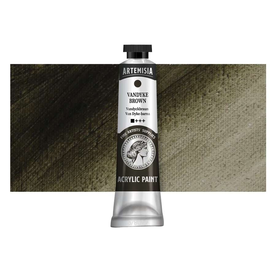 Artemisia Művész Akrilfesték - 20ml - Vandyke-barna - #46341